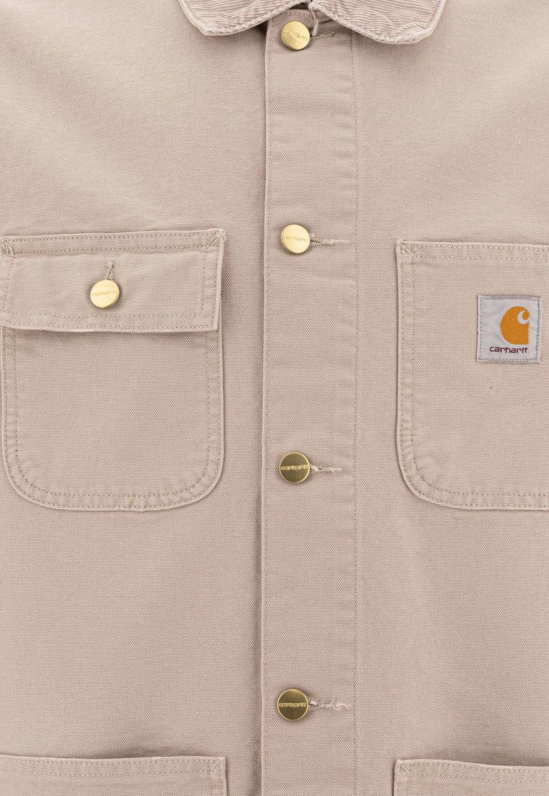 Carhartt Wip Michigan Denim Jacket Beige I0347872RF.4O_77790