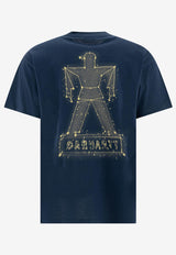 Carhartt Wip Stargazer Printed T-shirt Blue I0347672XT.XX_77821