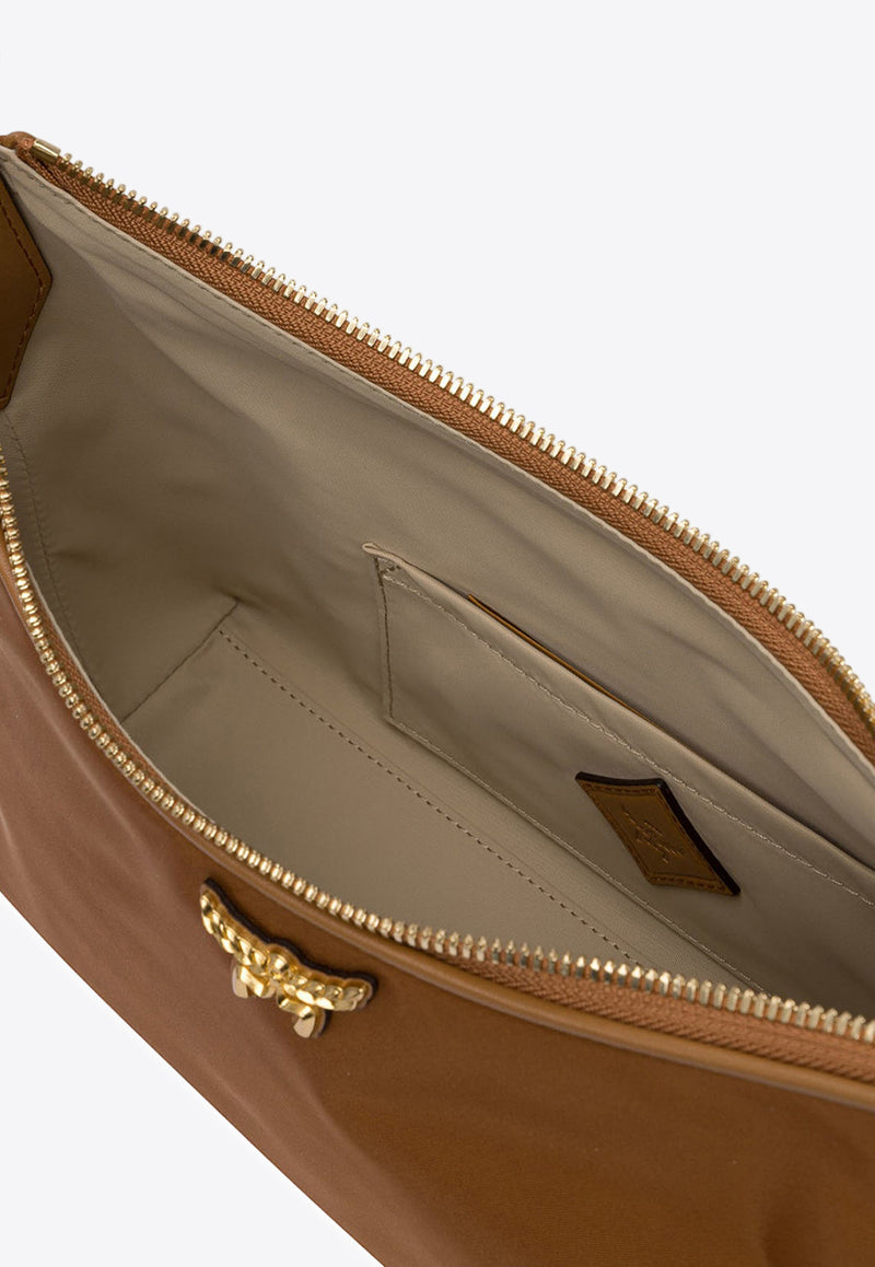 MCM Small Arena Shoulder Bag Cognac MWHFSTA09COGNAC_77773