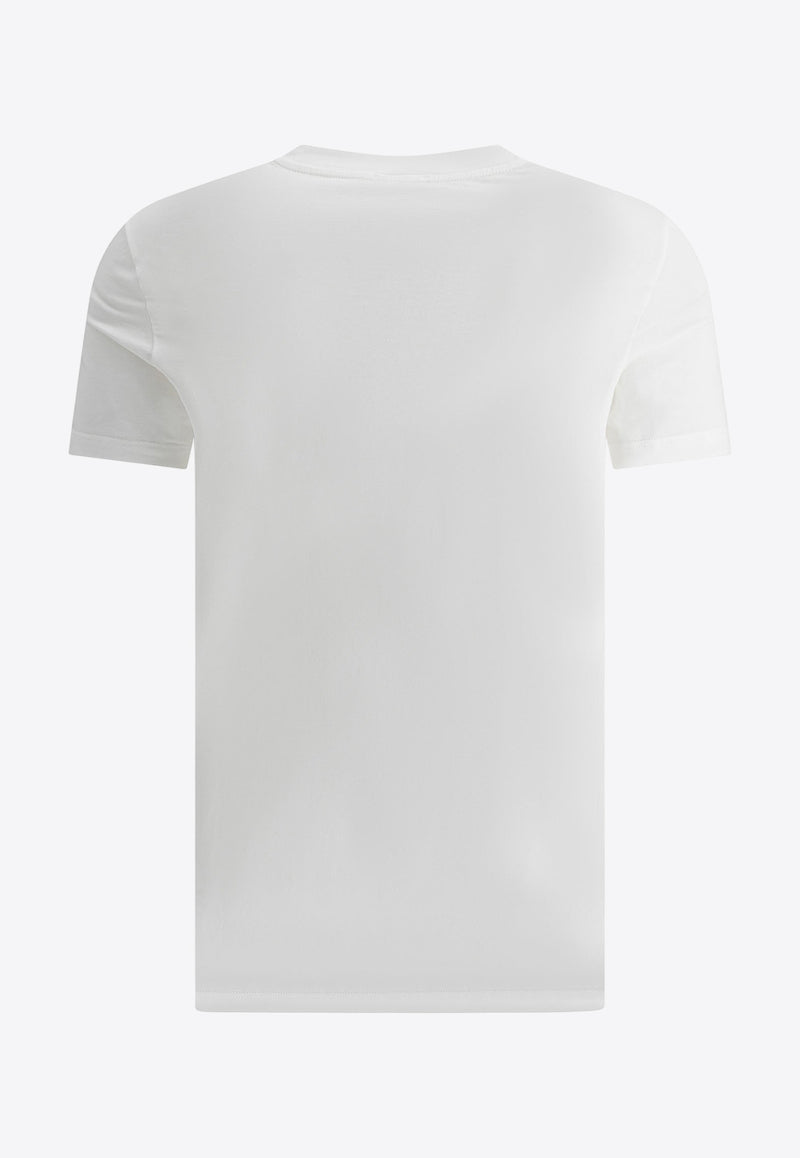 Tom Ford Logo-Patch Crewneck Undershirt T4M081410100_77742
