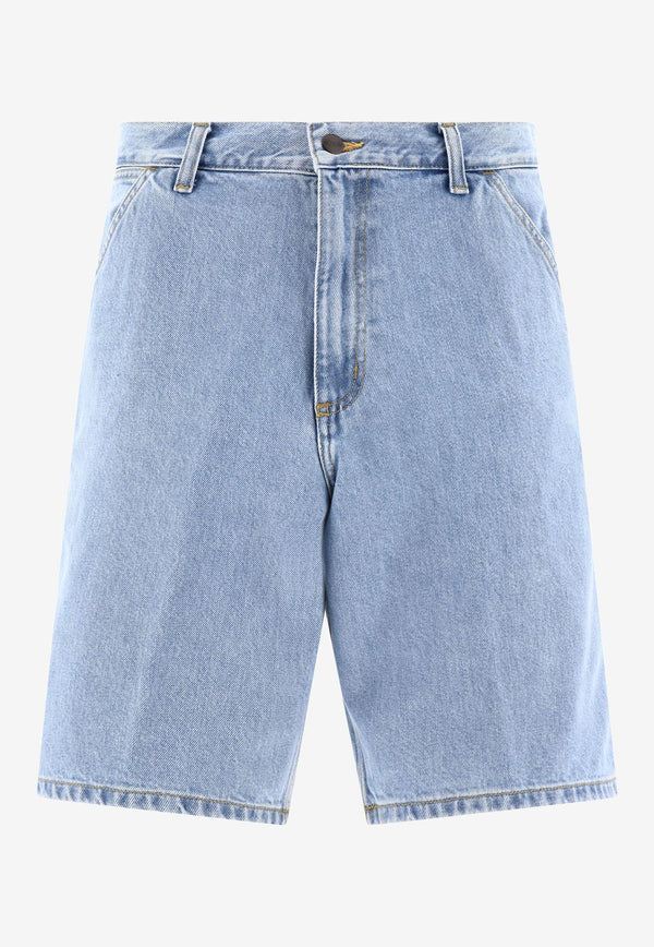 Carhartt Wip Single-Knee Denim Shorts Blue I03202601.A3_77923