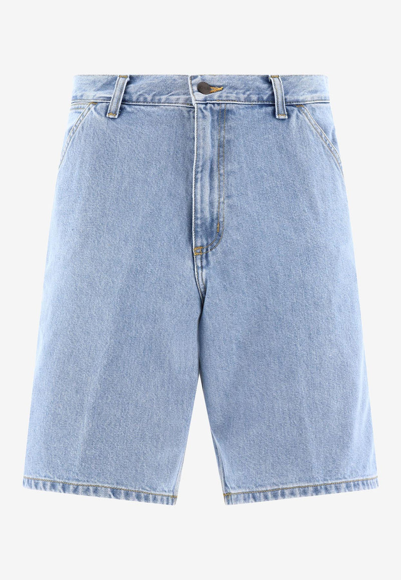 Carhartt Wip Single-Knee Denim Shorts Blue I03202601.A3_77923