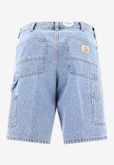 Carhartt Wip Single-Knee Denim Shorts Blue I03202601.A3_77923