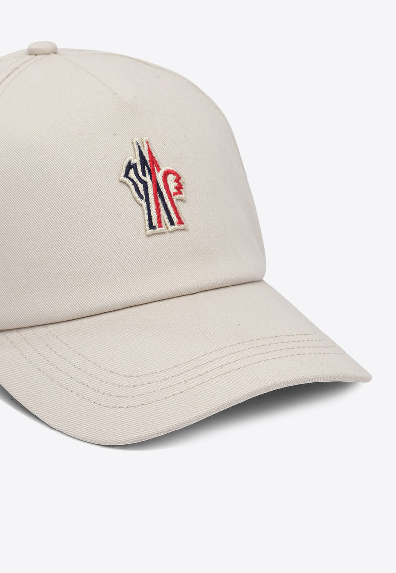 Moncler Grenoble Logo Patch Baseball Cap 3B00001-0486320D_77844 Beige