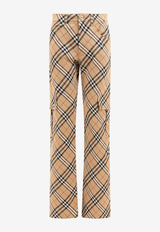 Burberry Vintage Check Straight Pants Beige 8104570_78010
