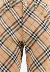 Burberry Vintage Check Straight Pants Beige 8104570_78010