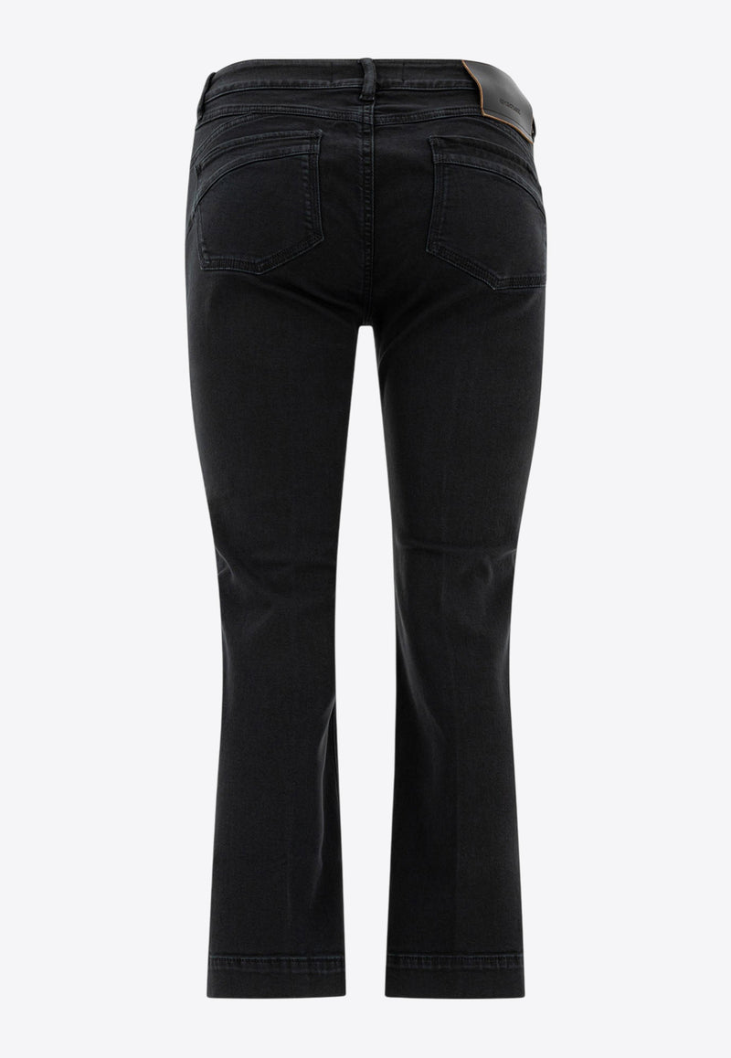 Sportmax Nilly Mini Flare Jeans 2512131035600NILLY004_78011 Black