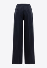 Max Mara Orche Straight-Leg Tailored Pants Blue 2511781038600ORCHE002_77987