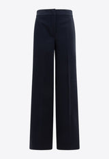 Max Mara Orche Straight-Leg Tailored Pants Blue 2511781038600ORCHE002_77987