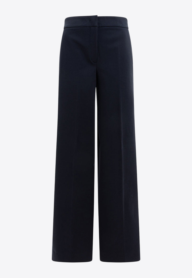 Max Mara Orche Straight-Leg Tailored Pants Blue 2511781038600ORCHE002_77987