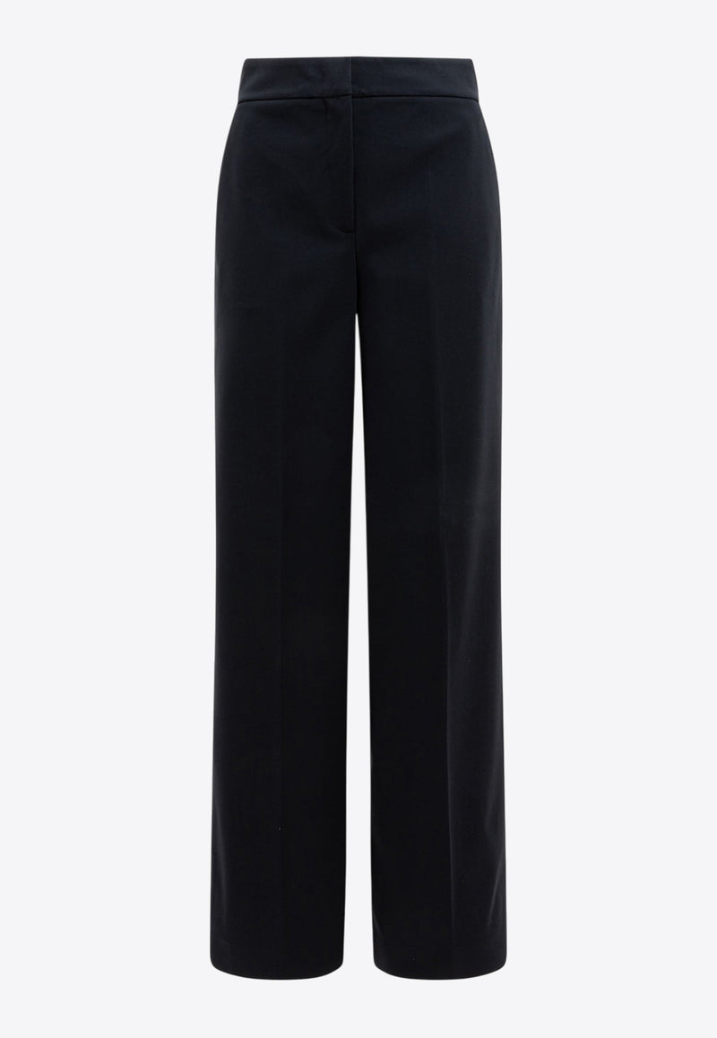 Max Mara Orche Straight-Leg Tailored Pants Black 2511781038600ORCHE003_77990