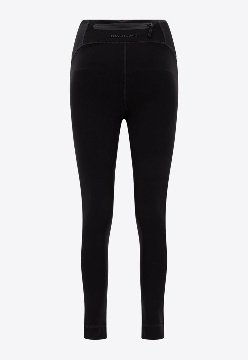 Moncler Grenoble Logo Print Leggings 8H00006-829H7999_77997 Black