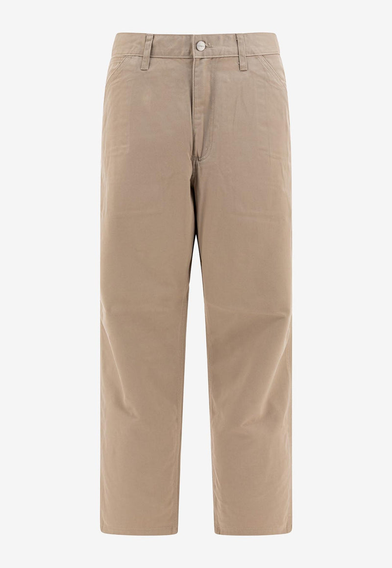 Carhartt Wip Single-Knee Straight Pants Beige I034907G1.02.32_78067