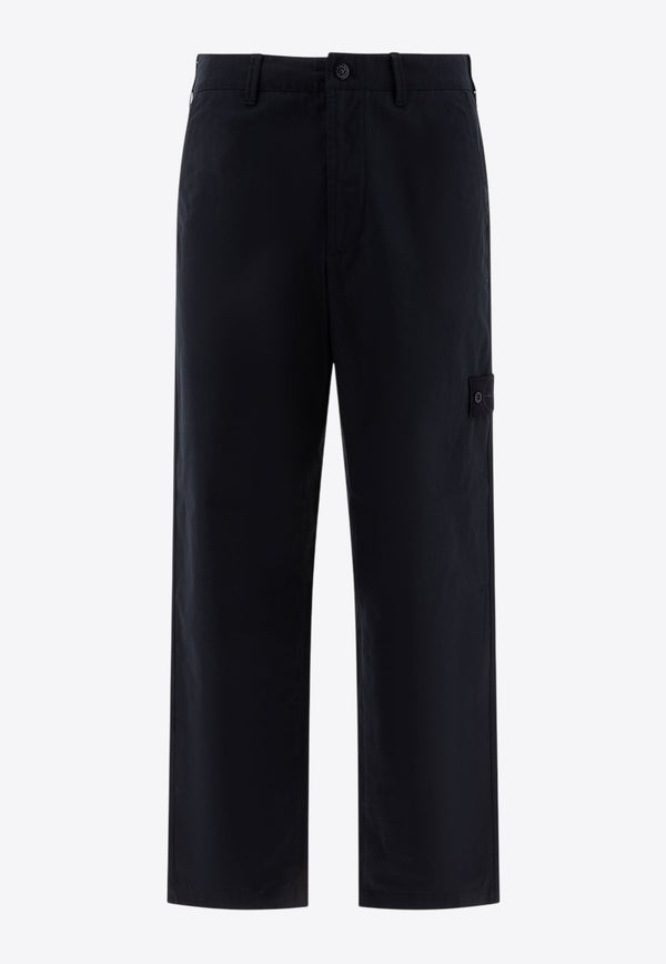 Stone Island Waterproof Chino Pants Blue 3100013S00F1V0020_78044