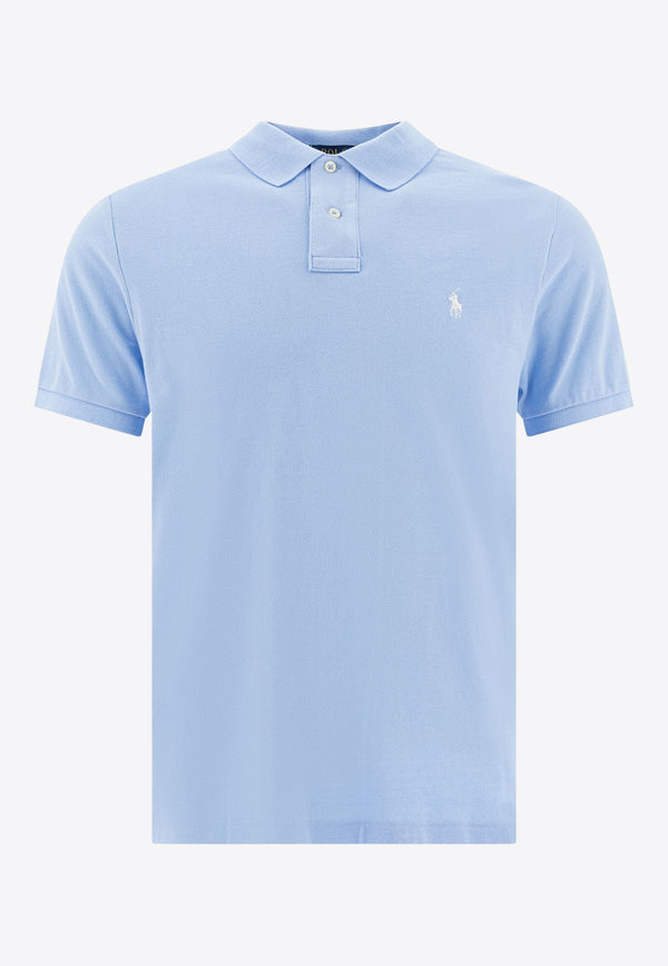 Polo Ralph Lauren Logo Embroidered Polo T-shirt Light Blue 710782592013OFFICE BLUE/C1750_78171