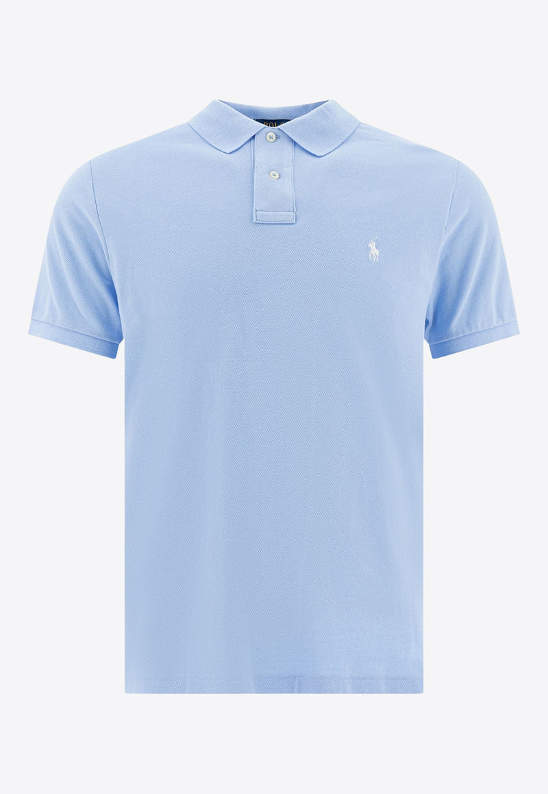 Polo Ralph Lauren Logo Embroidered Polo T-shirt Light Blue 710782592013OFFICE BLUE/C1750_78171