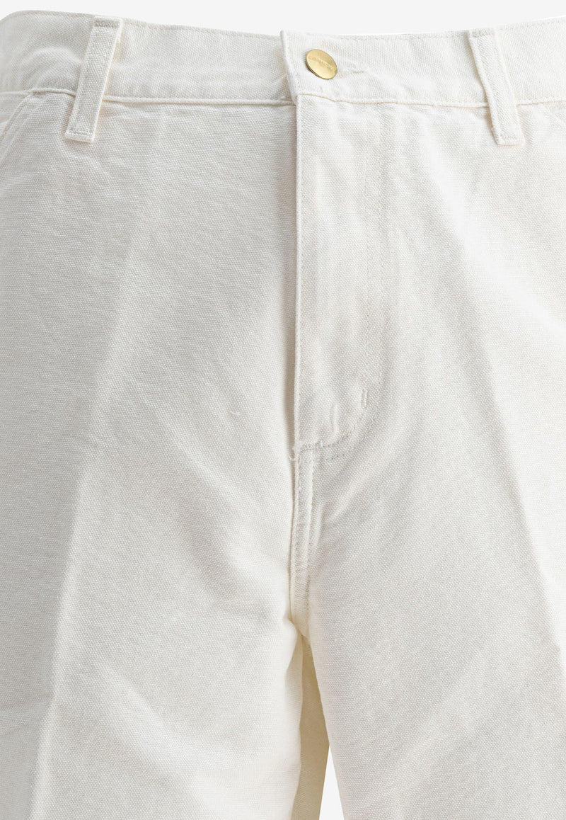 Carhartt Wip Single Knee Bermuda Shorts White I027942D6.02_78221