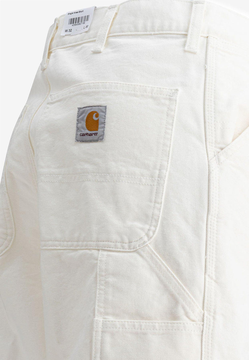 Carhartt Wip Single Knee Bermuda Shorts White I027942D6.02_78221