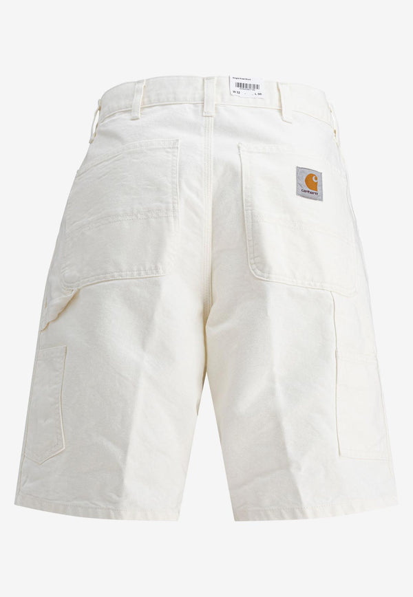 Carhartt Wip Single Knee Bermuda Shorts White I027942D6.02_78221