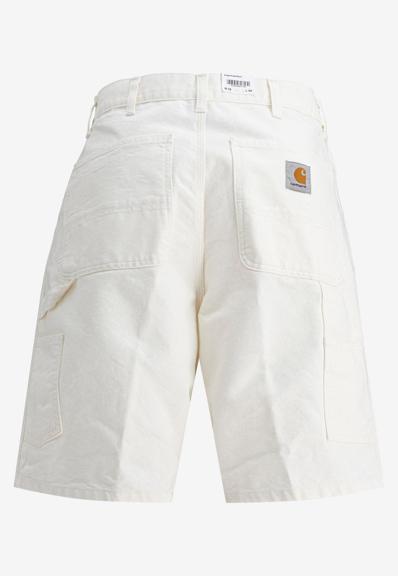Carhartt Wip Single Knee Bermuda Shorts White I027942D6.02_78221