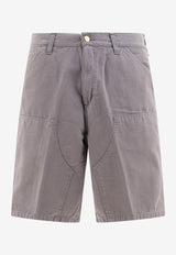 Carhartt Wip Double Knee Bermuda Shorts Gray I0347932LR.06_78201