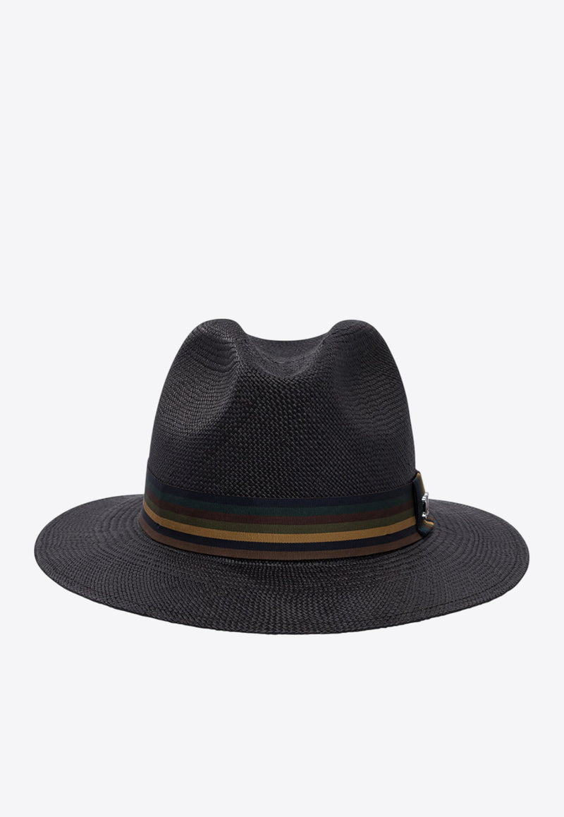 Max Mara Rodesia Striped Bucket Hat Black 2514571042600RODESIA005_78178