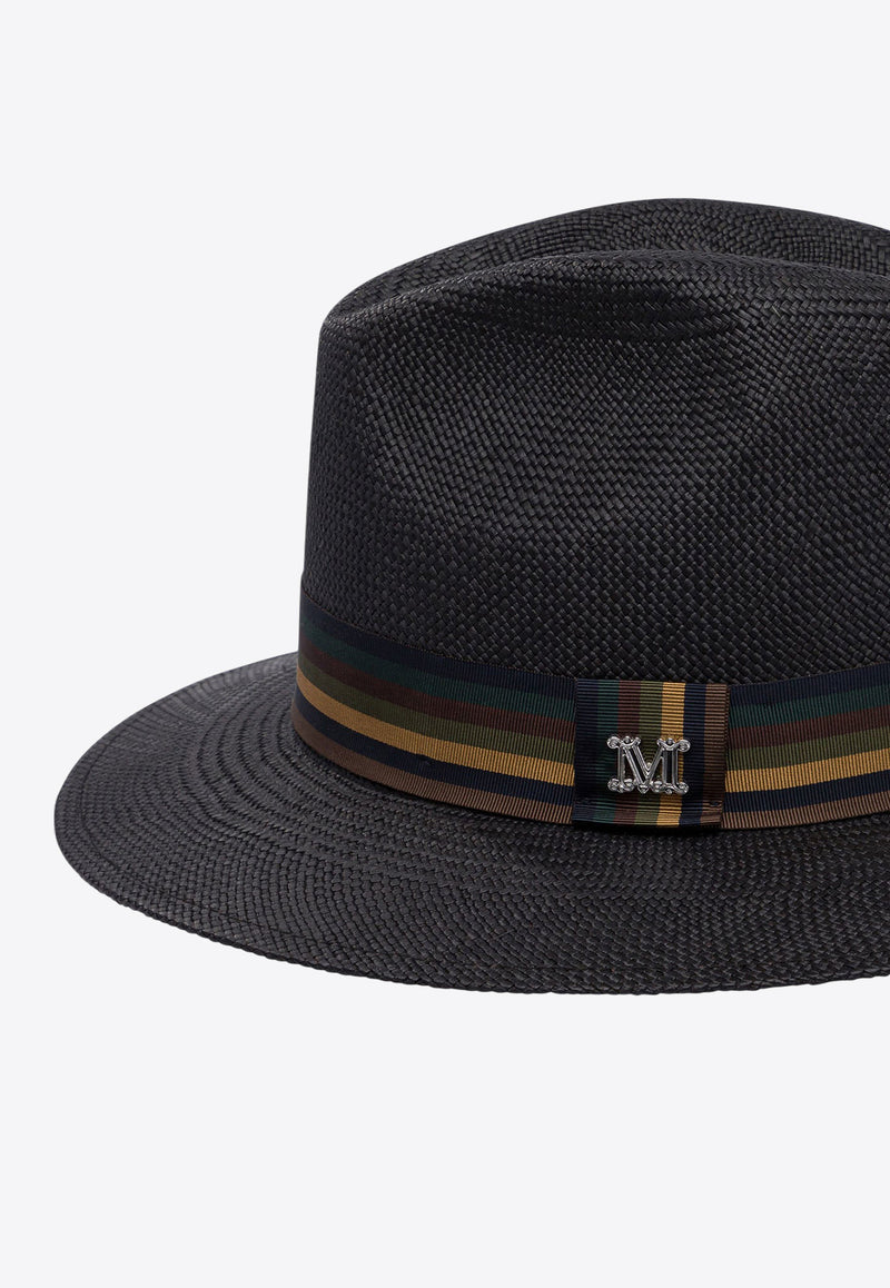 Max Mara Rodesia Striped Bucket Hat Black 2514571042600RODESIA005_78178