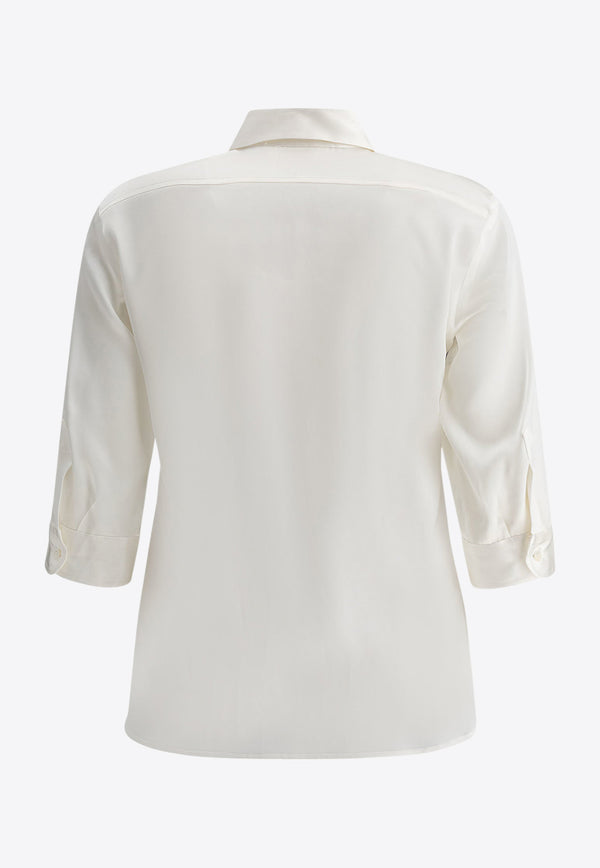 F.it Silk Buttoned Shirt 01762094901_78253