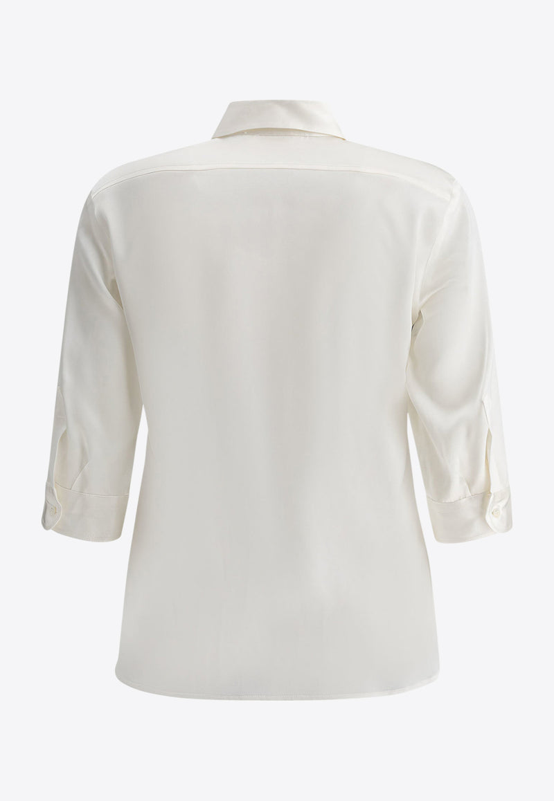 F.it Silk Buttoned Shirt 01762094901_78253