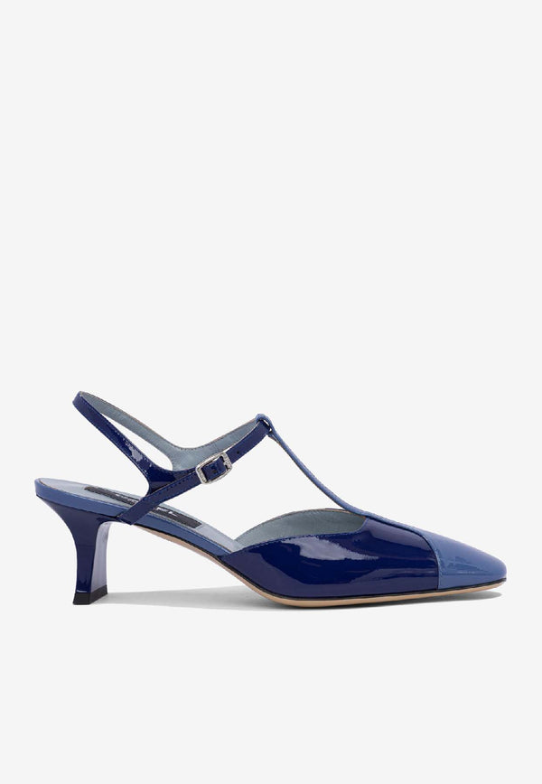 Carel Paris Isadora 40 Leather Pumps Blue ISADORA332677_78275