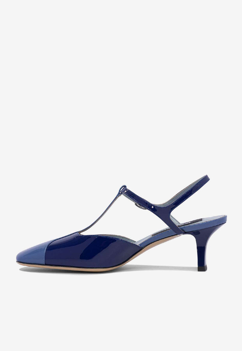 Carel Paris Isadora 40 Leather Pumps Blue ISADORA332677_78275