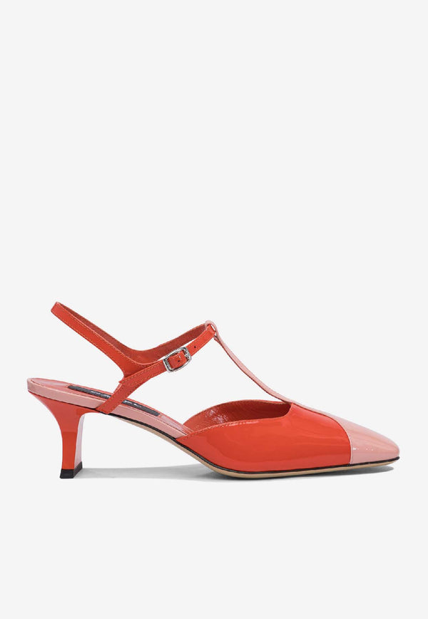 Carel Paris Isadora 40 Leather Pumps Red ISADORA332678_78292