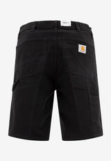 Carhartt Wip Single Knee Bermuda Shorts Black I02794289.02_78297