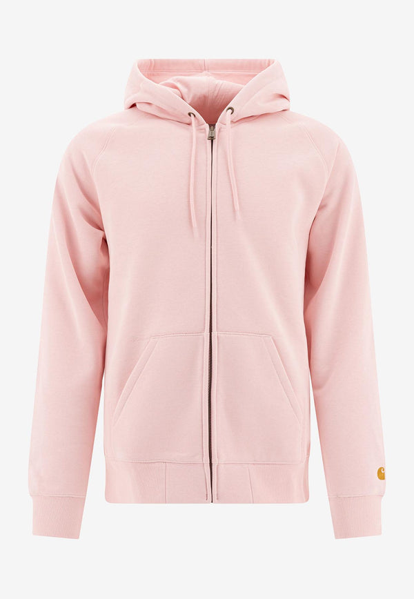 Carhartt Wip Chase Zip-Up Hooded Sweatshirt Pink I0336642VA.XX_78366