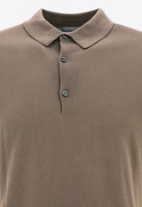 John Smedley Adrian Polo T-shirt Brown ADRIANBEIGE_78409
