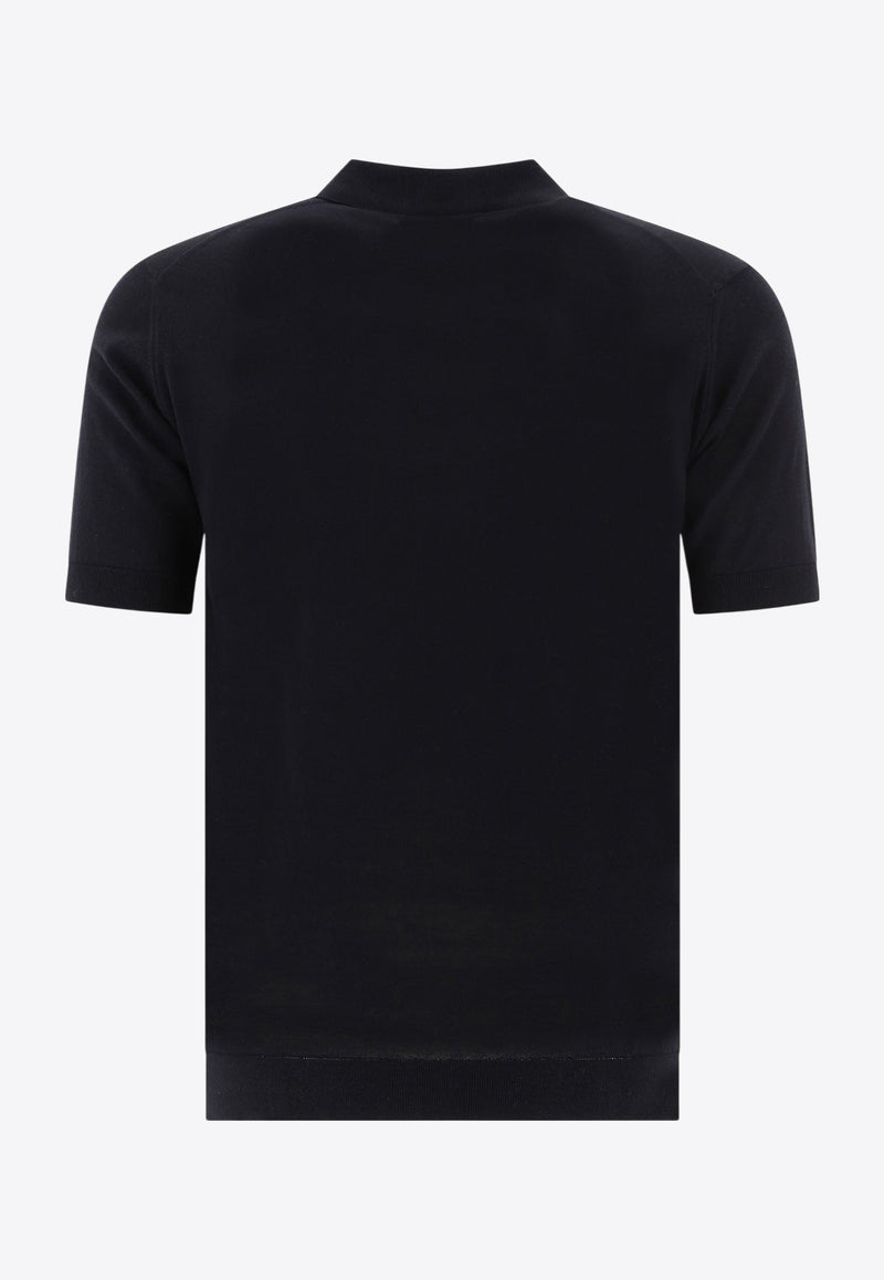 John Smedley Adrian Polo T-shirt Black ADRIANBLACK_78411