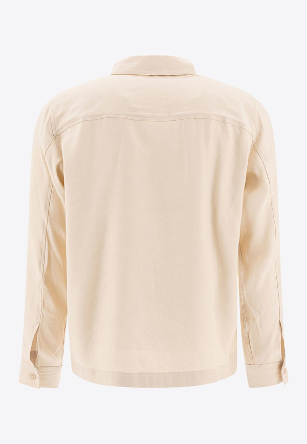 NN.07 Zip-Up Collared Jacket 2521808526ALBAN 1808IVORY_78367