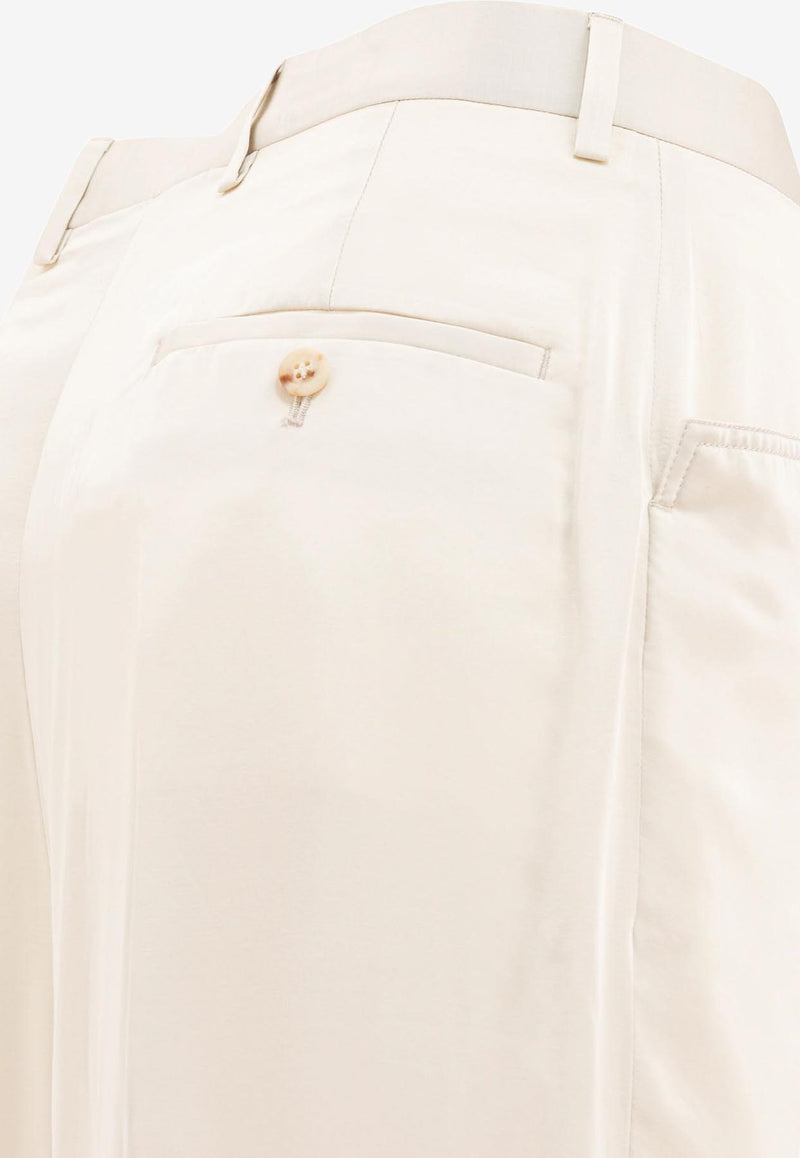 Rick Owens Hollywood Mastodon Tailored Pants White RP01E7352SCH41_78380