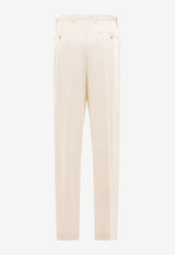 Rick Owens Hollywood Mastodon Tailored Pants White RP01E7352SCH41_78380