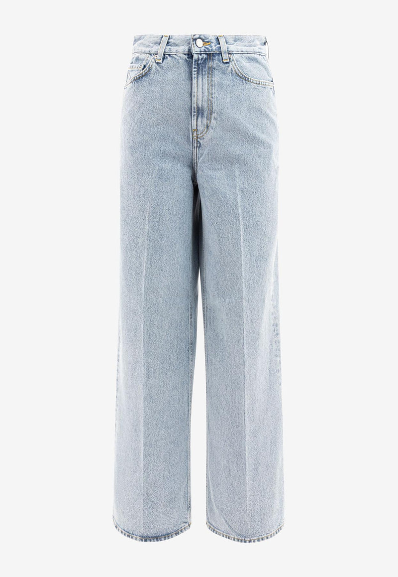 Toteme Washed Straight-Leg Jeans Blue 242-WRB2426-FB0045184_78369