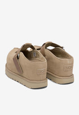 Logo-Engraved Suede Slippers