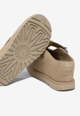 Logo-Engraved Suede Slippers