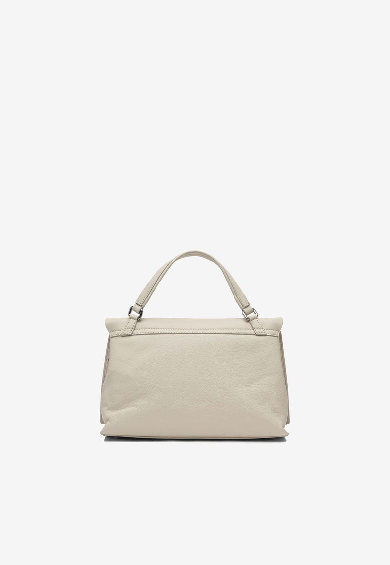 Zanellato Small Postina Leather Top Handle Bag Ivory POSTINA SAETA S0684751910000Z1191_78448