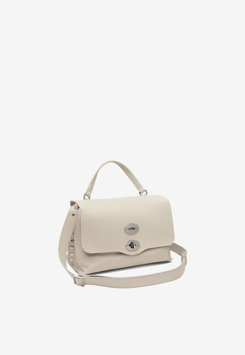 Zanellato Small Postina Leather Top Handle Bag Ivory POSTINA SAETA S0684751910000Z1191_78448