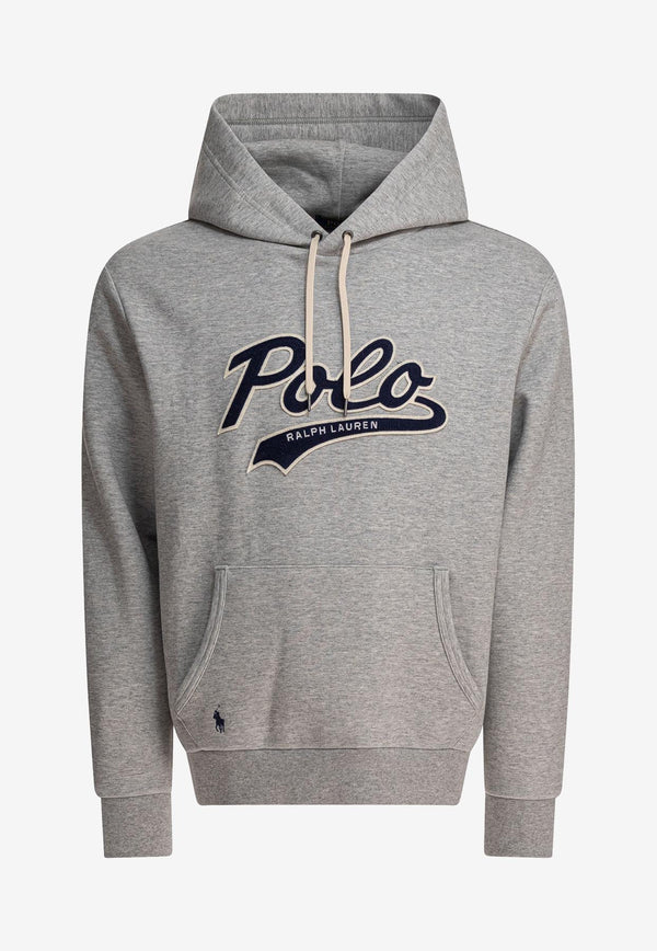 Polo Ralph Lauren Logo Embossed Drawstring Hoodie Gray 710964476002ANDOVER HEATHER_78526