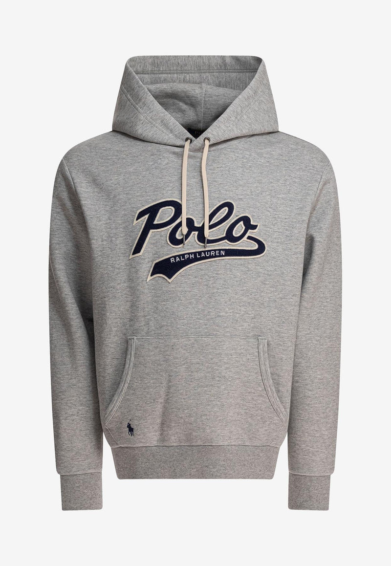 Polo Ralph Lauren Logo Embossed Drawstring Hoodie Gray 710964476002ANDOVER HEATHER_78526