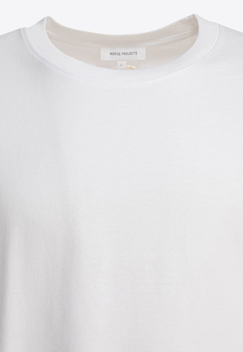 Norse Projects Logo-Embroidered Crewneck T-shirt N01-06700001_78571