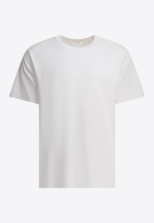 Norse Projects Logo-Embroidered Crewneck T-shirt N01-06700001_78571