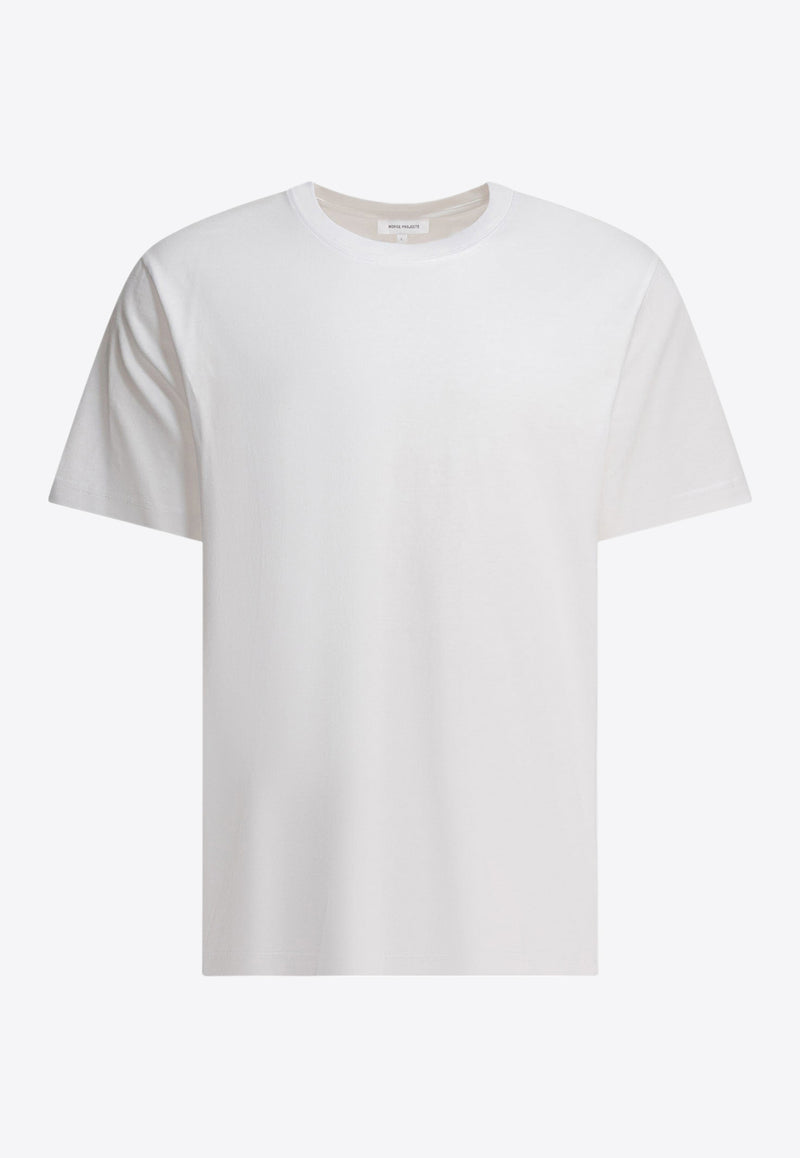 Norse Projects Logo-Embroidered Crewneck T-shirt N01-06700001_78571