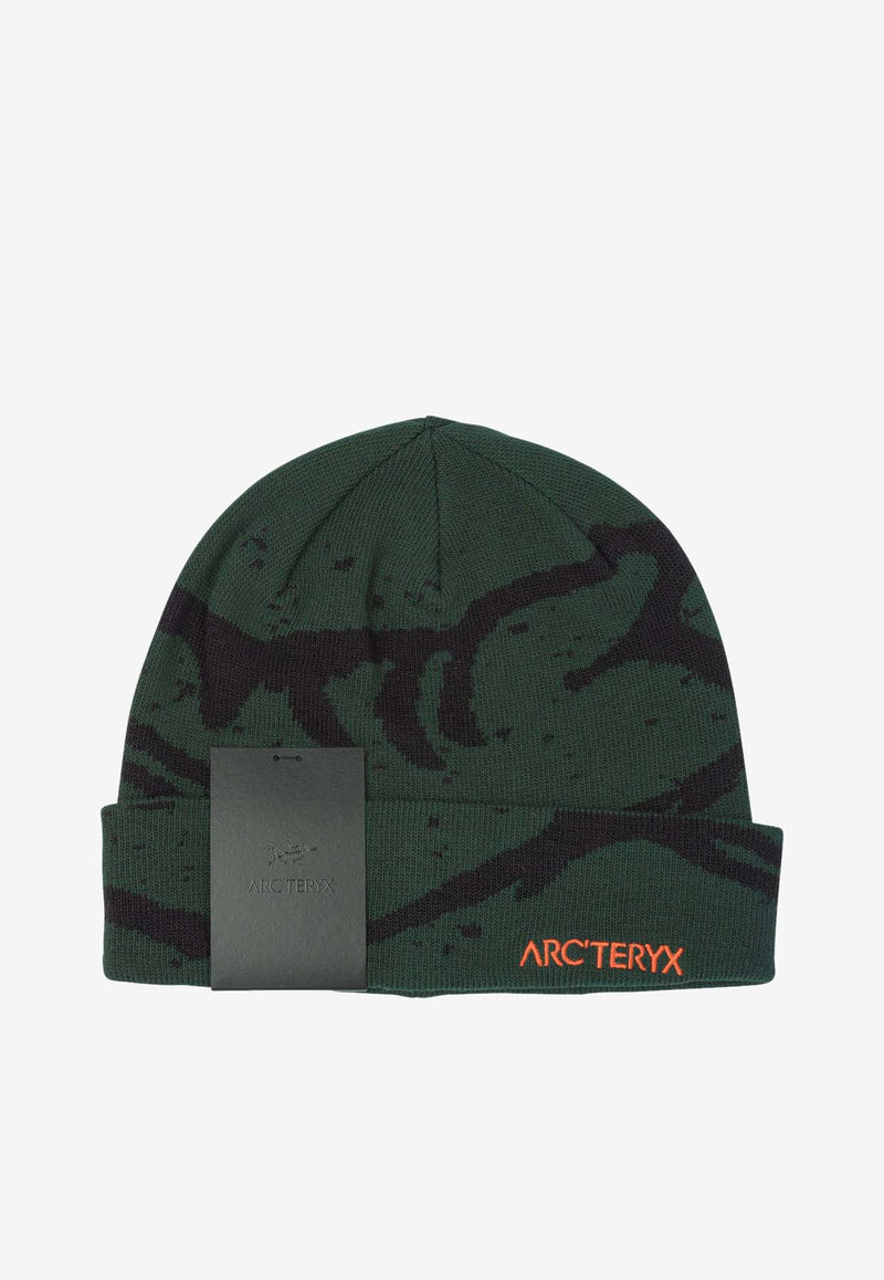 Arc'teryx Grotto Ribbed Knit Beanie Green X000009253GROTTO TOQUEEDEN/BLACK_78588